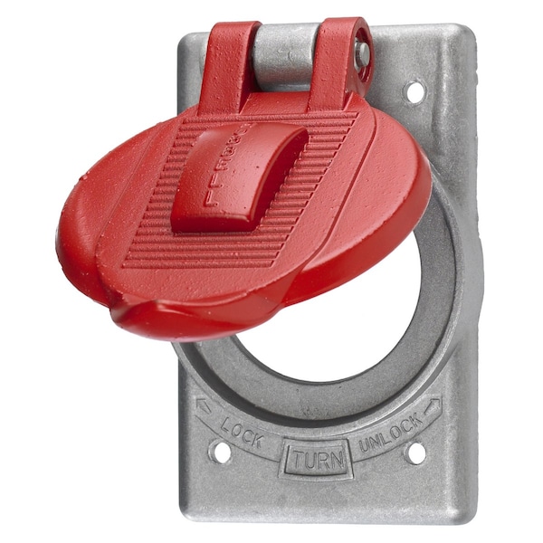 Weatherproofing Covers, Number of Gangs: 1-Gang Aluminum, Cast